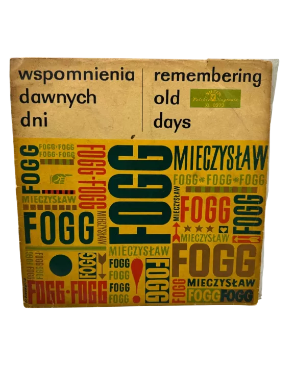 PŁYTA WINYLOWA MIECZYSŁAW FOG WSPOMNIENIA DAWNYCH DNI