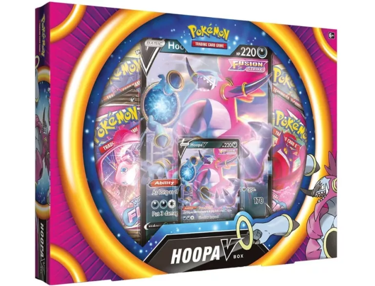 POKEMON TCG: NOVEMBER HOOPA V BOX KARTY