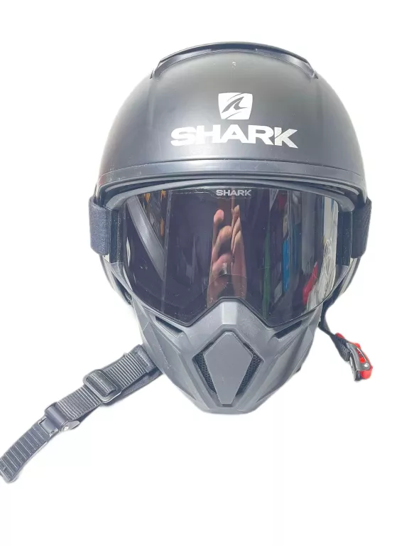 KASK MOTOCYKLOWY SHARK DRAK BLANK+ XS
