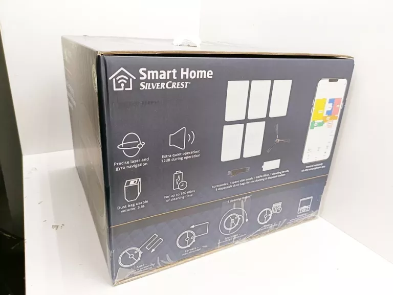 ROBOT SPRZĄTAJĄCY SILVERCREST SSR AA1 BEST CZARNY