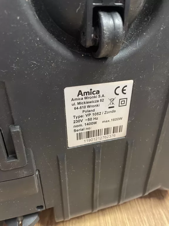 ODKURZACZ AMICA 1600W