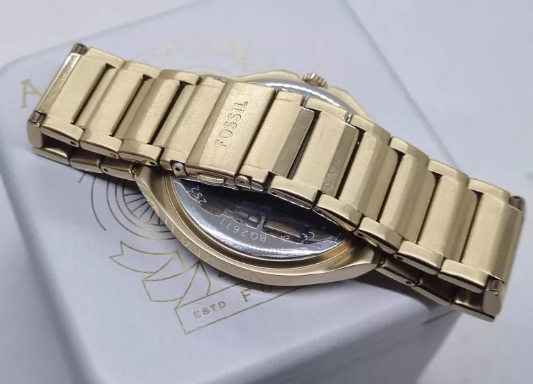 ZŁOTY ZEGAREK MĘSKI FOSSIL BQ2611