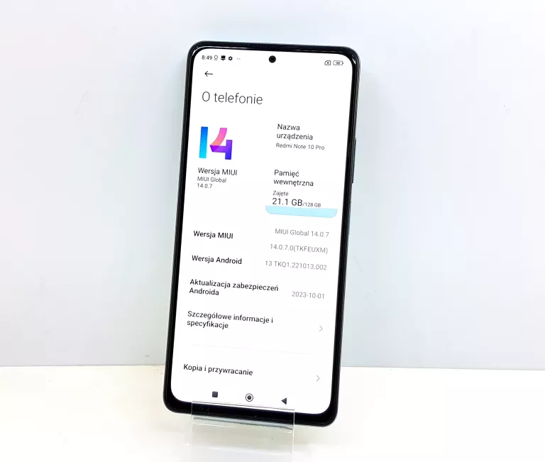 XIAOMI REDMI NOTE 10 PRO 6/128GB