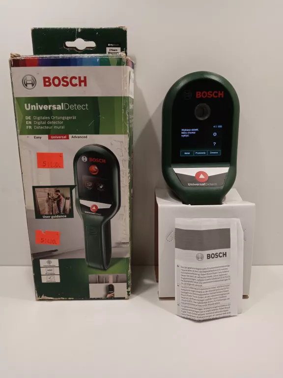BOSCH UNIVERSALDETECT WYKRYWACZ PRZEWODÓW PROFILI 3 603F81300