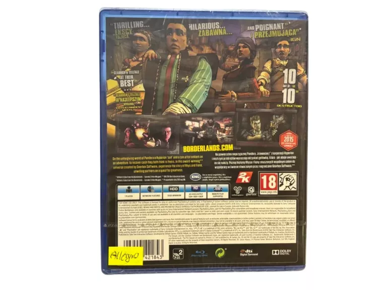 GRA NA PS4 TALES FROM THE BORDERLANDS A TELLTALE GAMES SERIES - FOLIA!