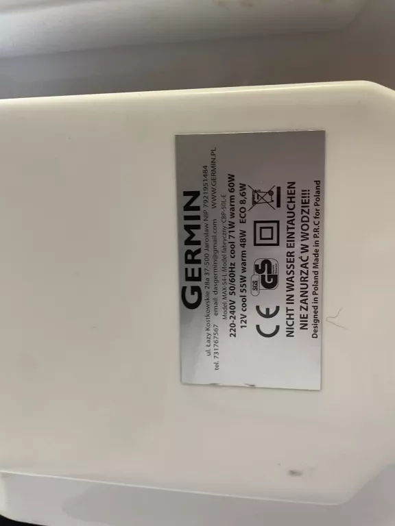 LODÓWKA TURYSTYCZNA GERMIN MAX-54L