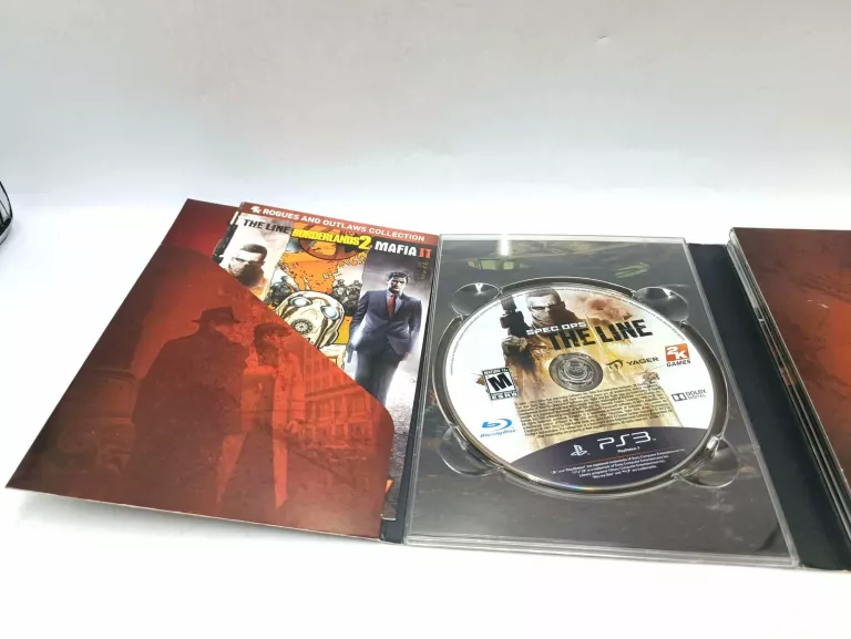 ZESTAW GIER PS3 ROGUES AND OUTLAWS SPEC OPS THE LINE BORDERLANDS 2, MAFIA