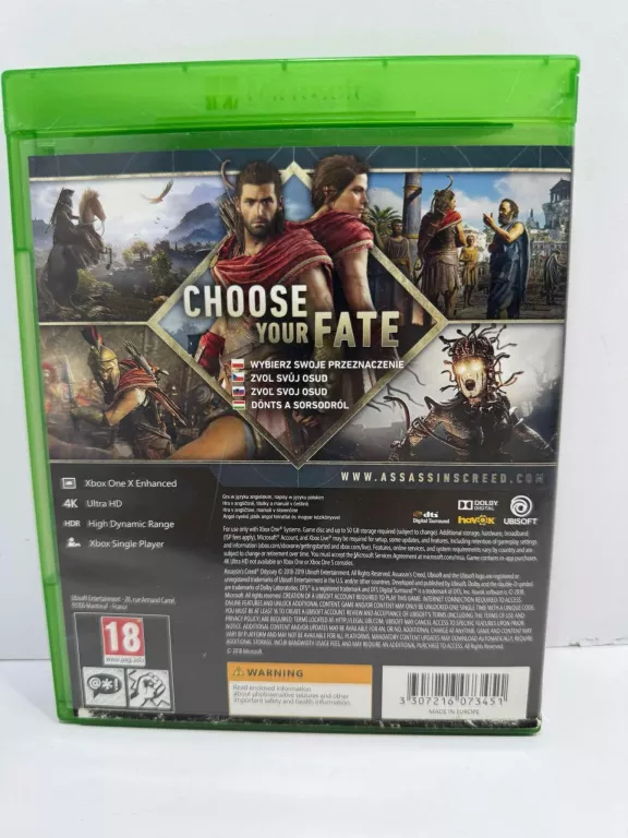 ASSASSINS CREED ODYSSEY MICROSOFT XBOX ONE