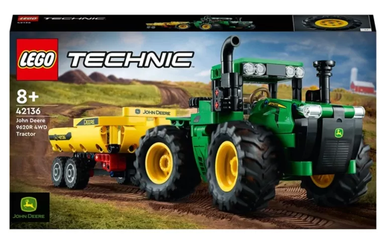 LEGO TECHNIC TRAKTOR JOHN DEERE 9620R 4WD 42136