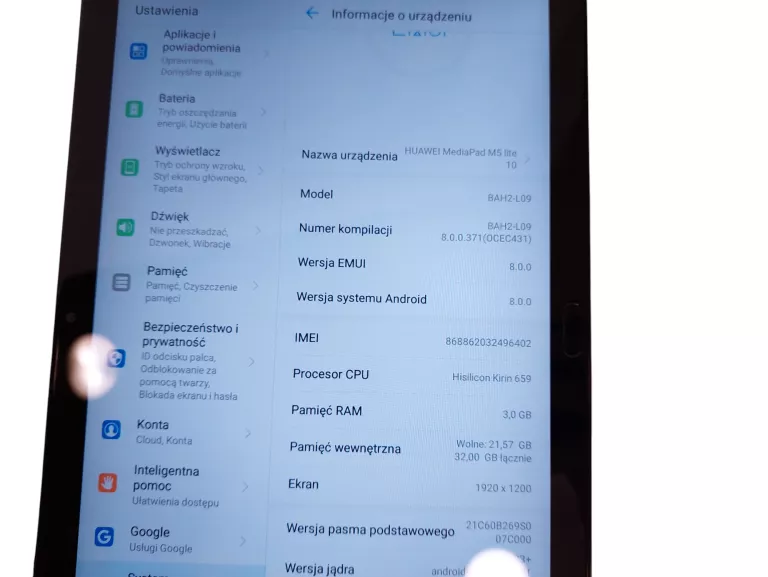 TABLET HUAWEI MEDIAPAD M5 LITE 10,1" 3/32GB