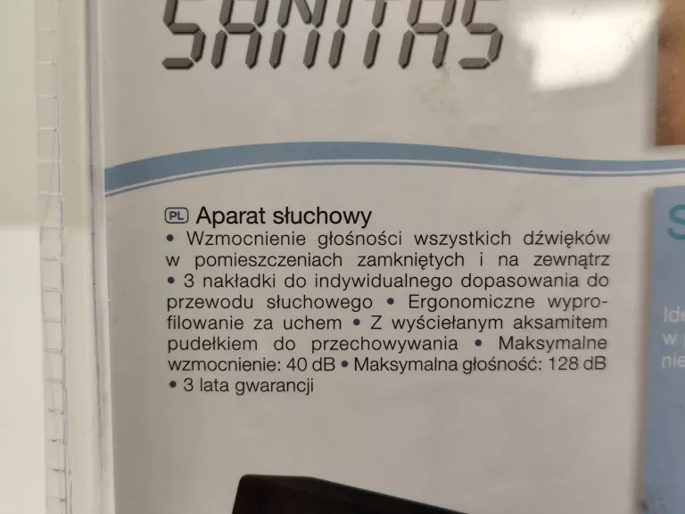 APARAT SŁUCHOWY ZAUSZNY WZMACNIACZ DŹWIĘKU SŁUCHU POMOC DLA SŁABOSŁYSZĄCYC