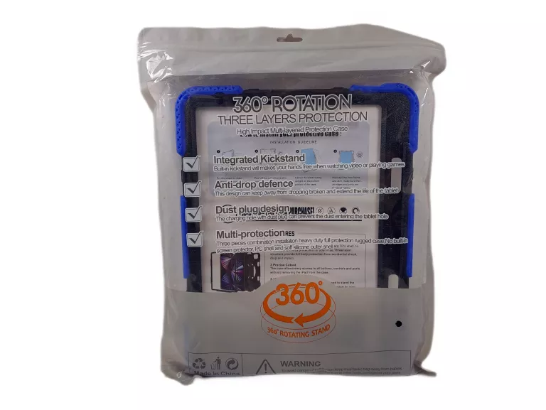 ETUI ROTACYJNE NA TABLET NIEBIESKIE