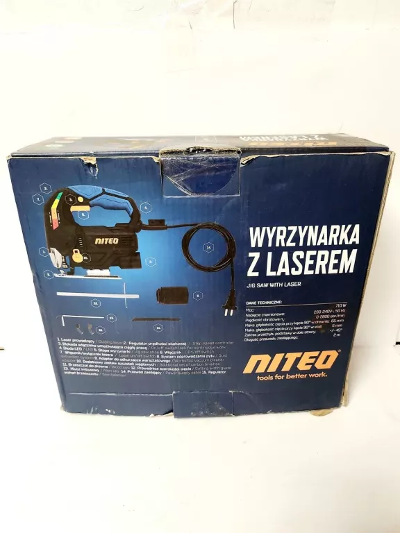 WYRZYNARKA Z LASEREM NITEGO TOOLS JS0173-17 KOMPLET