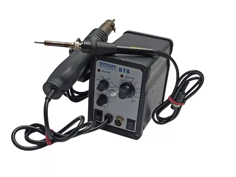 STACJA LUTOWNICZA TECHNET 878D - 700W - HOTAIR & KOLBA