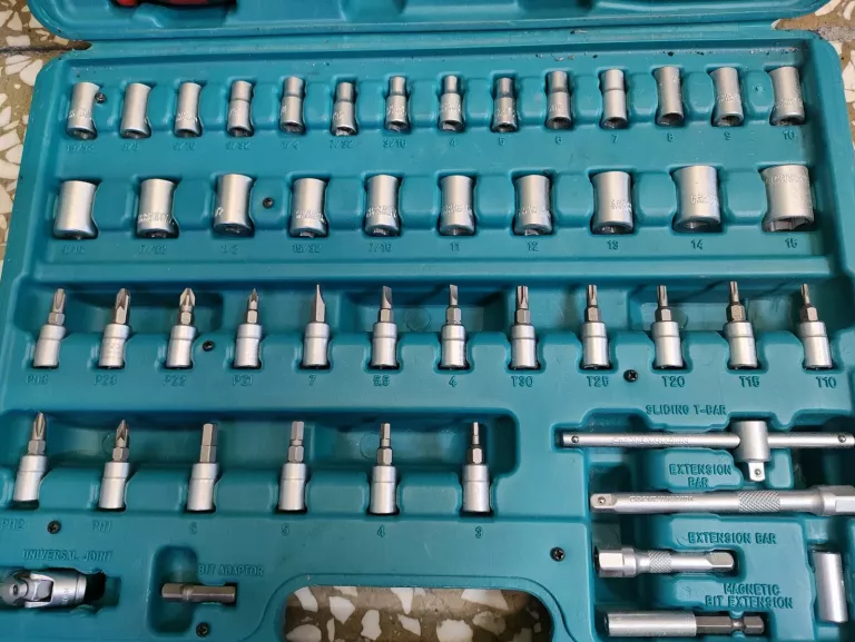 MAKITA ZESTAW NARZĘDZI KLUCZY BITÓW P-46470