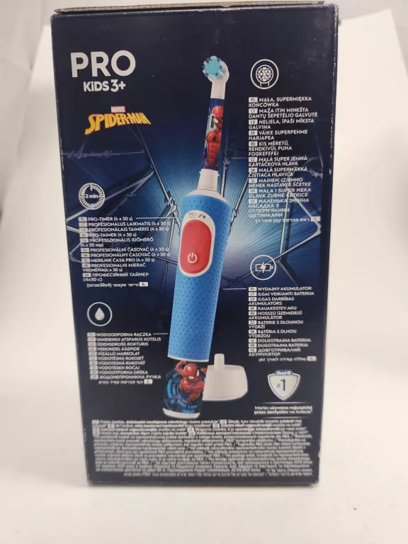 ORAL-B PRO KIDS SPIDER-MAN SZCZOTECZKA ELEKTRYCZNA