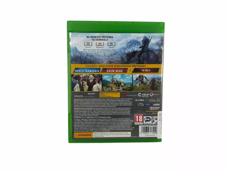 XBOX ONE WIEDŹMIN 3 DZIKI GON EDYCJA GRY ROKU ZE WSZYSTKIMI DODATKAMI !
