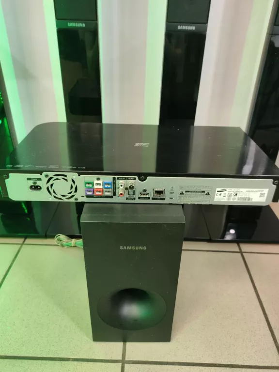 KINO DOMOWE SAMSUNG HT-J4550 5.1 500W BLU-RAY DVD CD USB BLUETOOTH RADIO F