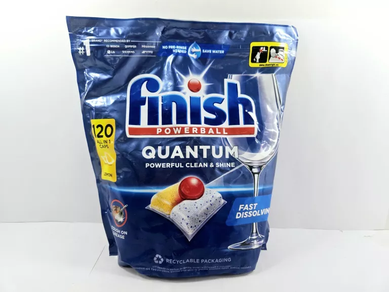 FINISH QUANTUM KAPSUŁKI DO ZMYWARKI LEMON 120 SZT