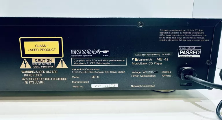 NAKAMICHI MB 4S ZMIENIARKA CD X 7 PŁYT ODTWARZACZ