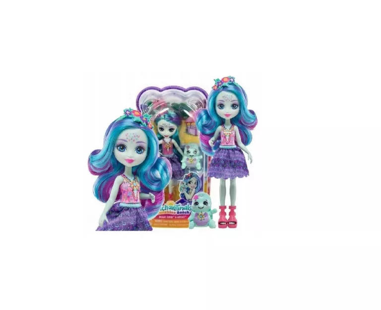 ENCHANTIMALS LALKA TOLENE TURTLE + ZWIERZĄTKO ŻÓŁWIK HOLDER HXB96