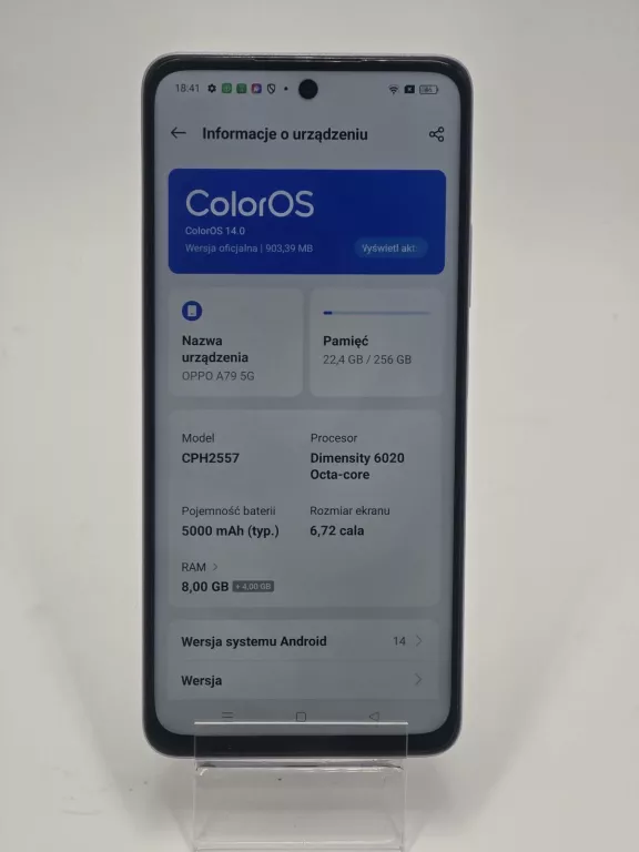 TELEFON OPPO A79 8/256GB + CASE