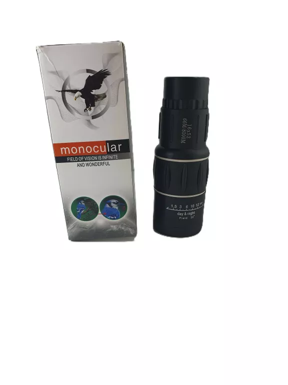 LUNETA MONOCULAR 16X52 66M/8000M NO NAME Z PODSTAWKĄ