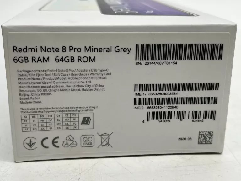 TELEFON REDMI NOTE 8 PRO 6/64GB