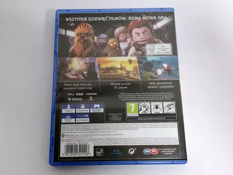LEGO GWIEZDNE WOJNY SAGA SKYWALKERÓW PS4