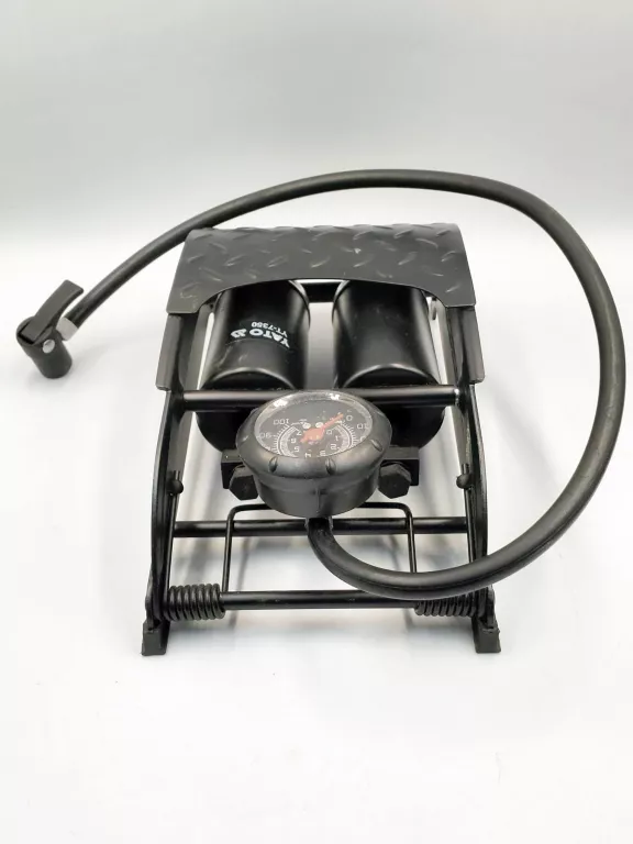 YATO YT-7350 POMPKA NOŻNA DWUTŁOKOWA Z MANOMETREM