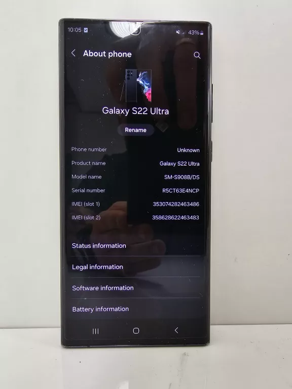 TELEFON SAMSUNG GALAXY S22 ULTRA