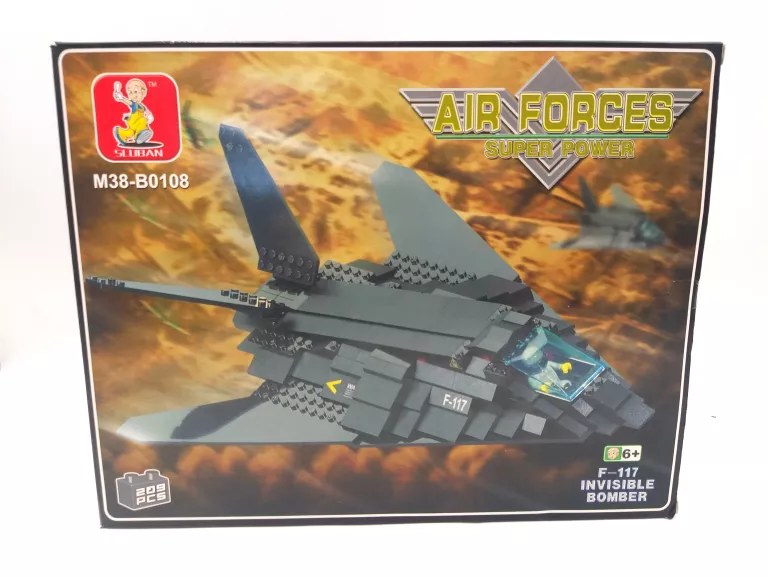 KLOCKI SLUBAN F-117 NIGHTHAWK SAMOLOT WOJSKO