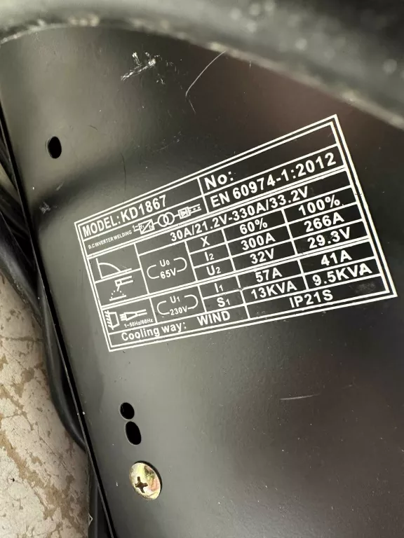 SPAWARKA INWERTOROWA KRAFT&DELE KD1867