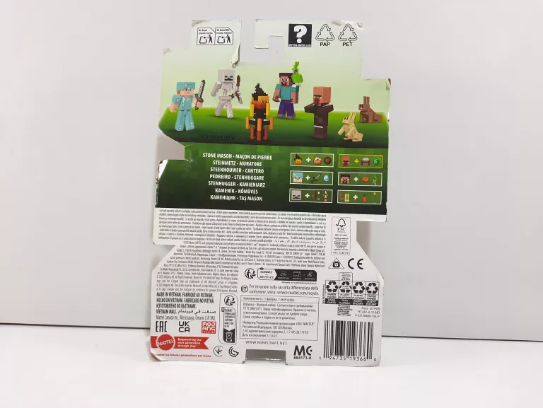 FIGURKA MINECRAFT KAMIENIARZ STONE HTL82-JL20