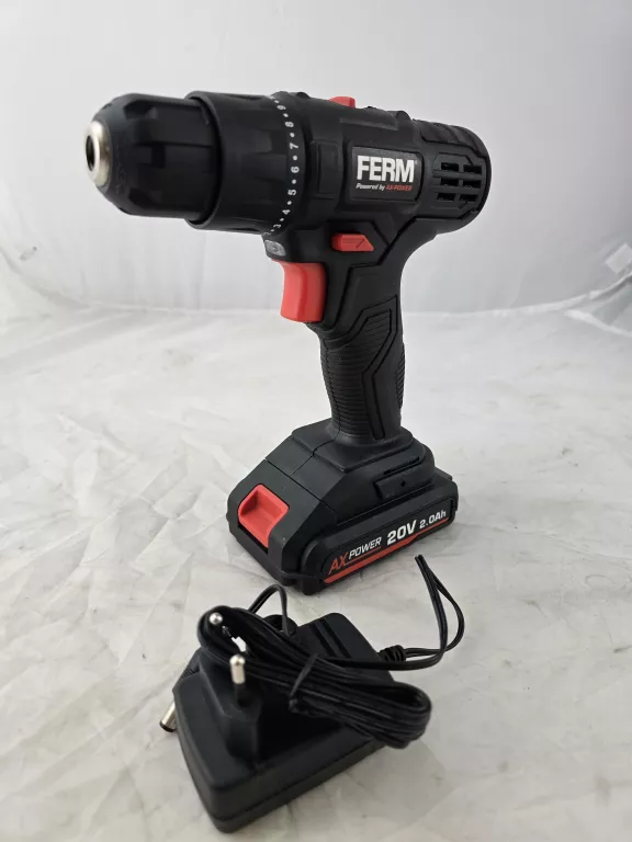 WKRĘTARKA FERM CDM1191 + AKU + ŁADOWARKA