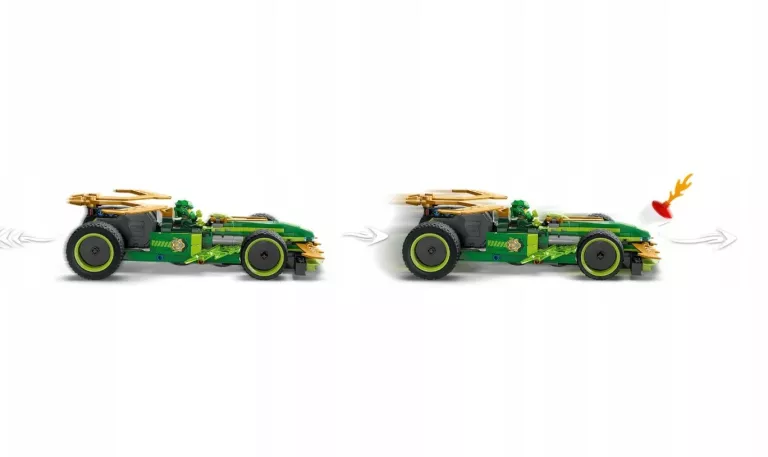 LEGO NINJAGO 71828 SAMOCHÓD WYŚCIGOWY LLOYDA Z NAPĘDEM TYPU PULL-BACK