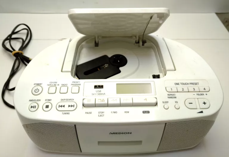 BOOMBOX RADIO MEDION MD43089 Z ODTWARZACZEM CD MP3 I USB