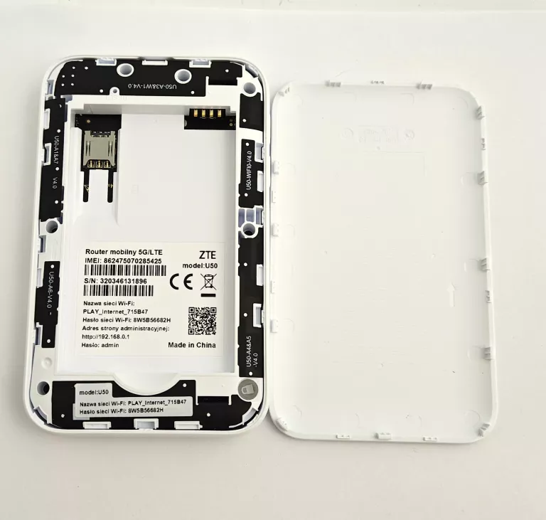 ROUTER MOBILNY ZTE U50 KOMPLET JAK NOWY