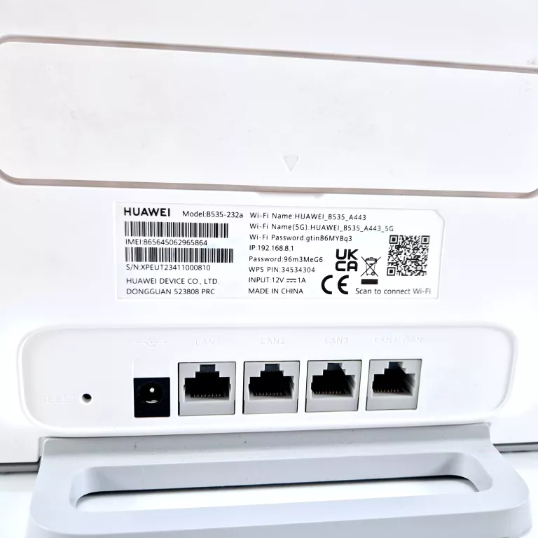ROUTER HUAWEI B535-232A 4G CPE 3 802.11AC (WI-FI 5)