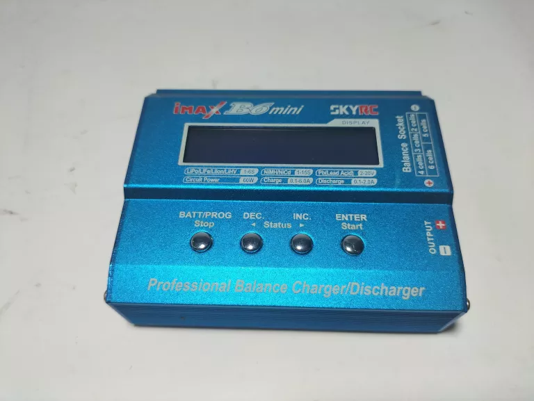 SKYRC IMAX B6 MINI ŁADOWARKA DO AKUMULATORÓW 60W 6A LIPO 1-6S NIMH 1-15S