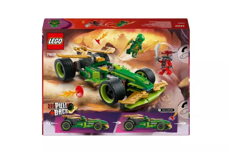 LEGO NINJAGO 71828 SAMOCHÓD WYŚCIGOWY LLOYDA Z NAPĘDEM TYPU PULL-BACK
