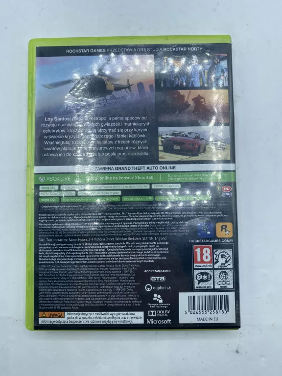 GRA GTA 5 XBOX360