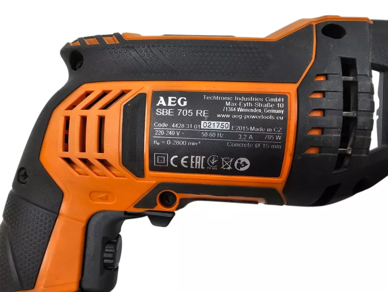 WIERTARKA BUDOWLANA SIECIOWA AEG BE750R 750W