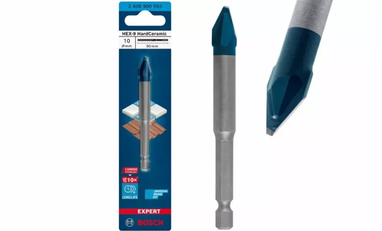 WIERTŁO BOSCH EXPERT HEX-9 HARDCERAMIC 10X90MM DO CERAMIKI PŁYTEK