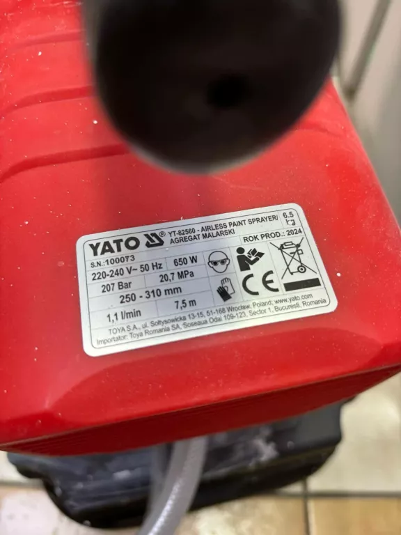 AGREGAT MALARSKI YATO YT 82560