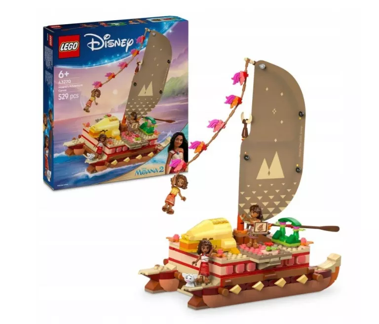 LEGO(R) DISNEY PRINCESS 43270 KAJAK. PRZYGODA VAIANY