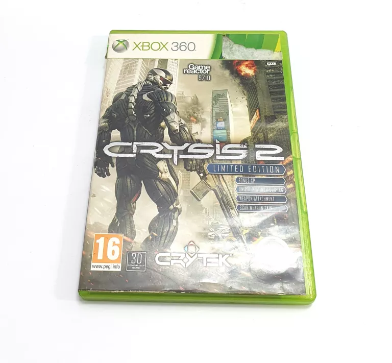 GRA NA KONSOLE XBOX 360 - CRYSIS 2 LIMITED EDITION