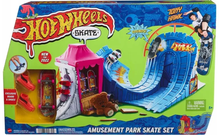 HOT WHEELS SKATE SKATEPARK WESOŁE MIASTECZKO ZESTAW HGT95