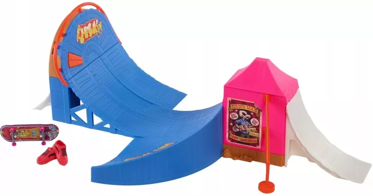 HOT WHEELS SKATE SKATEPARK WESOŁE MIASTECZKO ZESTAW HGT95