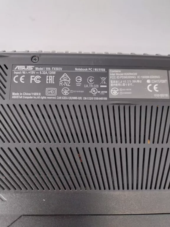 LAPTOP ASUS FX503V I5